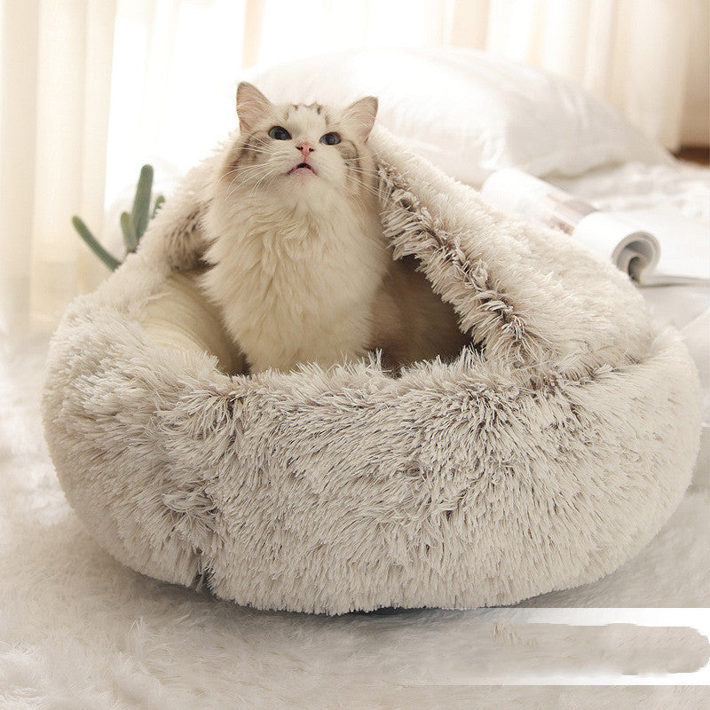 Kuschlig warmes Katzenbett