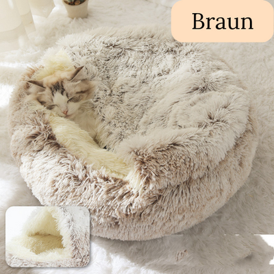 Kuschlig warmes Katzenbett