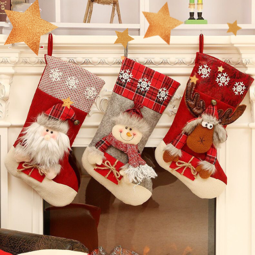 Süsse Weihnachtssocken für Überraschungen