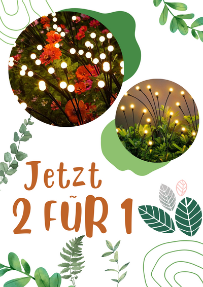 2 Stück Glühwürmchen-Leuchten 🍀