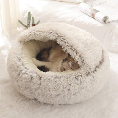 Kuschlig warmes Katzenbett